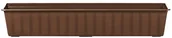 Donice - Prosperplast Skrzynka balkonowa Agro 80 cm brązowa - miniaturka - grafika 1