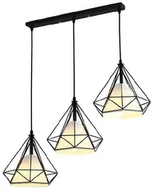 Lampy sufitowe - ABIGALI Lampa wisząca Diament Abigali Diamond III L ABIGALI-CHNR3L-E27 - miniaturka - grafika 1