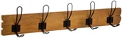 Wieszaki i stojaki - Atmosphera Wieszak na ścianę LOFT 5 metalowych haczyków 169416 - miniaturka - grafika 1
