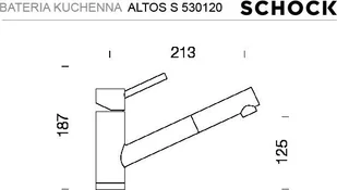 Schock ALTOS S 530120 EDM stal szlachetna inox - Baterie kuchenne - miniaturka - grafika 2