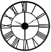 Zegary - Zegar Ścienny Metalowy Zegar Vintage Duży 70 CM - miniaturka - grafika 1