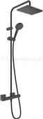 Zestawy prysznicowe - Hansgrohe Vernis Shape zestaw prysznicowy czarny 26286670 - miniaturka - grafika 1