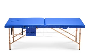 Bodyfit Stół łózko do masażu 2 segmentowe niebieskie XXL 579 Łóżko XXL - Stoły i łóżka do masażu - miniaturka - grafika 6