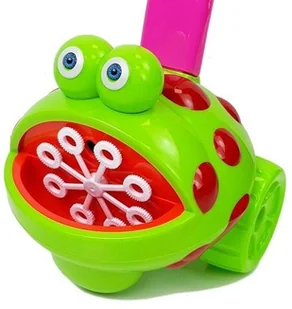 Import LEANToys Maszynka Do Baniek Mydlanych Żaba z Różową Rączka Muzyka Światła LT-8256-0 - Bańki mydlane - miniaturka - grafika 3