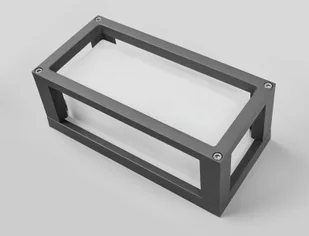 LAMPENWELT.COM Aurelien - lampa zewnętrzna z szarą ramką - Lampy ogrodowe - miniaturka - grafika 4