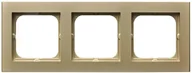 Klawisze i ramki - LEDart 3-krotna, pozioma i pionowa - Ospel SONATA R-3R/39, kolor szampański złoty - miniaturka - grafika 1