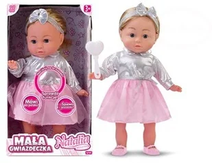 Artyk Lalka Natalia gwiazdeczka w srebrnej bluzce 36cm - - Lalki dla dziewczynek - miniaturka - grafika 2
