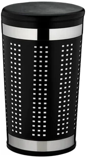 Kela Kosz na bieliznę z siedziskiem - - Sevilla czarny 21818 - Pojemniki łazienkowe - miniaturka - grafika 2