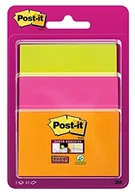 Etykiety samoprzylepne i bloki etykiet - Post-it Post-It Notes na 34323pog w konkurencyjnej Super Sticky Notes, 45 arkuszy, 3 blok, 48 X 76 MM, 76 X 76 MM, 76 X 101 MM 3432SS3-POG - miniaturka - grafika 1