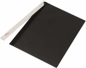 Szkolne artykuły papiernicze - Skoroszyt fokus A4 z listwą boczną Qw324A czarny - miniaturka - grafika 1