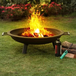 Blumfeldt Blumfeldt Trino misa paleniskowa kosz grillowy palanisko na tarasie 80cm GQ15-Trino - Paleniska ogrodowe - miniaturka - grafika 2