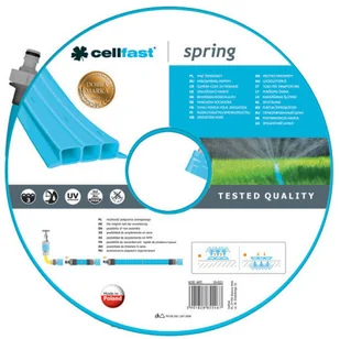 Cellfast Wąż zraszający Spring 15 m - Węże ogrodowe i zraszacze - miniaturka - grafika 2