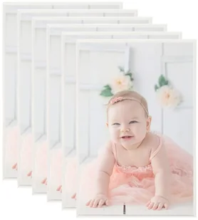 NA vidaXL Ramki zdjęcia 5 szt. ścienne lub stołowe 70x90 cm MDF 332195 - Ramki na zdjęcia - miniaturka - grafika 2