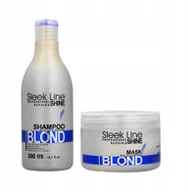 Zestawy kosmetyków damskich - Sleek Stapiz Line Blond Szampon 300ML+MASKA 250ML - miniaturka - grafika 1