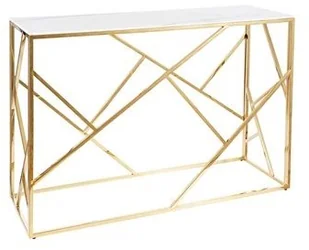 Signal KONSOLKA ESCADA C II BIAŁY EFEKT MARMURU/ZŁOT ESCADACMAZL - Konsole i sekretarzyki - miniaturka - grafika 2