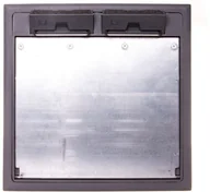 Inne akcesoria elektryczne - OBO BETTERMANN Kaseta podłogowa zasilająca 8-modułowa 264x242mm GES9/55U V 7011 7405037 - miniaturka - grafika 1