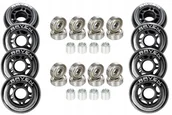 Akcesoria do skatingu - 8x Kółka do rolek 72mm + 16x Łożyska Raven Abec9 - miniaturka - grafika 1