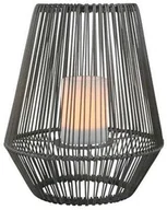 Lampy ogrodowe - Trio Leuchten Zewnętrzna lampa stołowa szara ładowalna z energią słoneczną IP44 - Emiliano - miniaturka - grafika 1