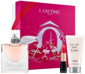 Zestawy perfum damskich - Lancome La Vie Est Belle Zestaw Świąteczny Woda perfumowana 50 ml + pomadka do ust LAbsolu Rouge Nr 132 + Balsam do ciała 50 ml La vie est belle - miniaturka - grafika 1