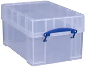 Pudła i pojemniki do przechowywania - Really Useful Box X-Large 9 litrów Vinyl pudełko do przechowywania, przezroczysty 9CXL - miniaturka - grafika 1
