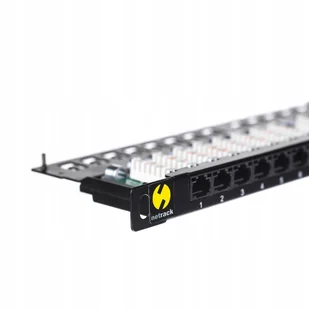 Patchpanel 19 24-PORTY Kat. 6 Utp Lsa, 0,5U Z Półk - Pozostałe akcesoria sieciowe - miniaturka - grafika 2