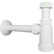 Syfony - Oltens Oltens Harkan syfon umywalkowy butelkowy 1 1/4 plastikowy biały 02101000 - miniaturka - grafika 1