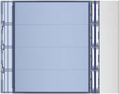 Domofony - Legrand przycisków osłona frontu do połączeń sieciowych 4RT Sfera, aluminiowe allme Tal, srebrny, 352041 352041 - miniaturka - grafika 1