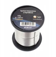 Akcesoria do lutowania - Cyna do lutowania z topnikiem 1.0 100gr rolka - miniaturka - grafika 1