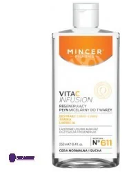 Mincer Pharma Vita C Infusion Regenerujący płyn micelarny do twarzy nr 611 250 ml - Płyny micelarne - miniaturka - grafika 4
