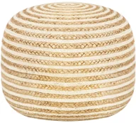 Pufy i podnóżki - vidaXL vidaXL Ręcznie robiony puf, 45 x 30 cm, juta - miniaturka - grafika 1