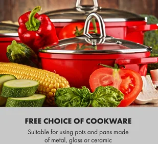 Płyta elektryczna Klarstein CP10-CookBuddy-BK - Płyty elektryczne - miniaturka - grafika 7