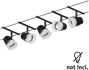 Paulmann Cone system linkowy 5-pkt. czarny matowy - Lampy pozostałe - miniaturka - grafika 2