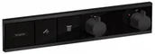 Baterie wannowe i prysznicowe - Hansgrohe RainSelect wannowo-prysznicowa czarny matowy 15380670 - miniaturka - grafika 1