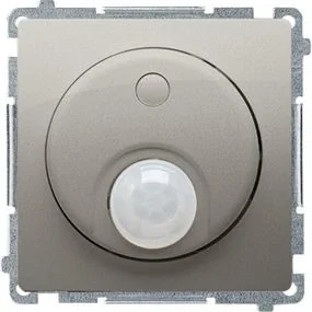Kontakt Kontakt_Simon Łącznik z czujnikiem ruchu z przekaźnikiem (moduł) 8(2) A. 230V. Wymagana instalacja 3-przewodowa satynowy BMCR10P.01/29 - Wyłączniki światła i elektryczne - miniaturka - grafika 2