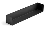Inne meble biurowe - AJ Produkty Półka do ścianki ZIP / ZONE, 764x140 mm, czarny - miniaturka - grafika 1