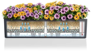 Lechuza Doniczka BALCONERA Color 80 jasny szary - Donice - miniaturka - grafika 5