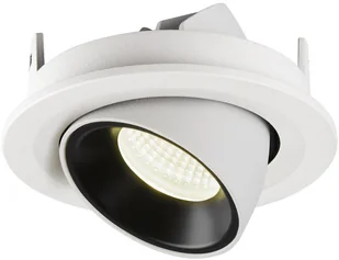 Spotline SLV NUMINOS GIMBLE S oprawa sufitowa wpuszczana biała/czarna 2700 K 55° 1005882) SLV 1005882 - Oprawy, klosze i abażury - miniaturka - grafika 3