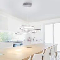 Lampy sufitowe - Paul Neuhaus Lampa wisząca LED Alessa trzy pierścienie LED - miniaturka - grafika 1