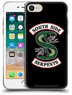 Etui i futerały do telefonów - Head Case Designs Head Case Designs Oficjalna grafika Riverdale South Side Serpents miękka żelowa obudowa kompatybilna z Apple iPhone 7 / iPhone 8 / iPhone SE 2020 HTPCR-IPH7-RIVDGPH-SOU - miniaturka - grafika 1
