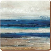Obrusy i serwetki - Creative Tops Spód Creative TOPS abstrakcja "Ocean View" Premium ze podkładki korkowe, drewno, niebieski, 6 5176612 - miniaturka - grafika 1