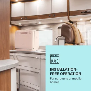 Zmywarka Klarstein DSM-Aquatica-Pink - Zmywarki - miniaturka - grafika 5