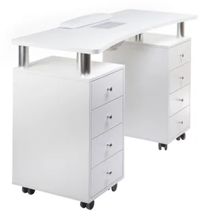 Beauty System Stolik do manicure z pochłaniaczem BD-3425+P BIAŁY BD-3425+P/WHITE - Stoliki do manicure - miniaturka - grafika 3