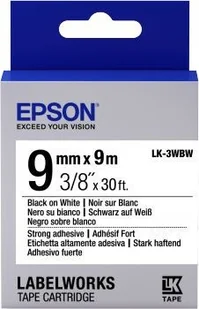 Epson LabelWorks LK-3wbw  taśma do etykiet  czarny na białym, c53s653007 C53S653007 - Papier do drukarek - miniaturka - grafika 2
