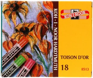 Koh-I-Noor pastele suche, 18 kolorów - Kredki, ołówki, pastele i pisaki - miniaturka - grafika 2
