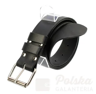 WIREX (PL) Pas Męski Skórzany SZEREGOWY/ RUBIN (PL) Skóra Licowa CZARNY Super Wytrzymały Gładki PR1 - Paski WIREX (PL) Pas Męski Skórzany SZEREGOWY/ RUBIN (PL) Skóra Licowa CZARNY Super Wytrzymały Gładki PR1 - Paski - miniaturka - grafika 1