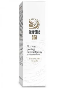 Sekretne Spa Aktywny peeling enzymatyczny ze śluzem ślimaka 100ml Sekretne Spa - Peelingi i scruby do twarzy - miniaturka - grafika 2