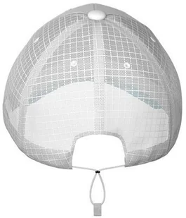 Compressport czapka z daszkiem RACING TRUCKER CAP biała - Czapki i chusty sportowe męskie - miniaturka - grafika 4