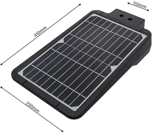 Milagro Czarna Lampa Solarna Street 15 W 4000 K IP65 EKO2028 - Lampy ogrodowe - miniaturka - grafika 7