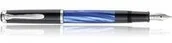 Długopisy - Pelikan Büro Füllhalter M205 blau marmoriert F 801867 - miniaturka - grafika 1