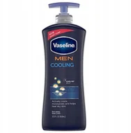 Balsamy i kremy do ciała - Vaseline Men Cooling balsam do ciała 600ml - miniaturka - grafika 1